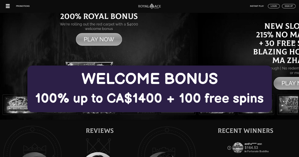 Royal Ace Casino - Canada's Fast Payout Gaming Destination
